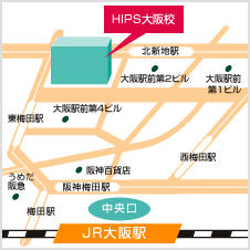 HIPS東京校地図